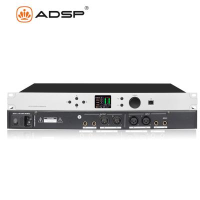 China Metal Professional audio system digital signal speaker processor feedback suppressor 2 channel for sale