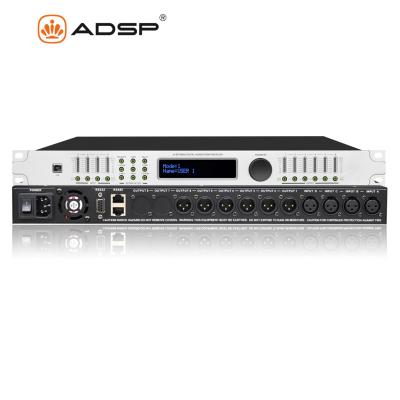 China Metal digital signal processor 4 Input 6 Output Professional Audio Speaker Management System Dsp Digital Audio Processor for sale