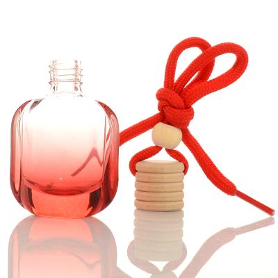 China Wholesale 13ml Essential Oil Car Diffuser Empty Hanging Glass Perfume Bottle for sale