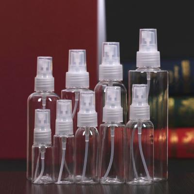 China E Selling PET Bottle 100ml Liquid Hot Clear Plastic Spray Cosmetic Bottles For Olive Oil for sale