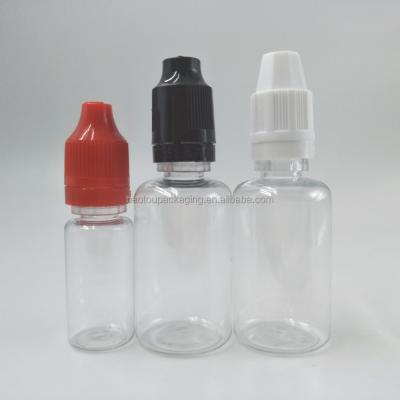 China Pure Nicotine Ejuice Use 10ml Empty PET Liquid Plastic Bottles for sale