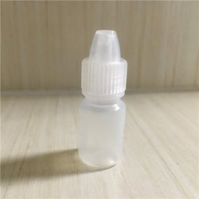 China Portable Medicinal Eye Drop Bottle 3ml Plastic Eye Drop Bottles With Tip And Cap for sale