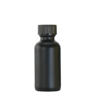 China wholesale empty froste glass cbd oil dropper bottle 30ml black white glass bottle cosmetic for sale