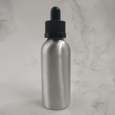 China Hot Sale E Liquid Essential Oil 30ml 50ml 60ml Aluminum Dropper Bottle for sale