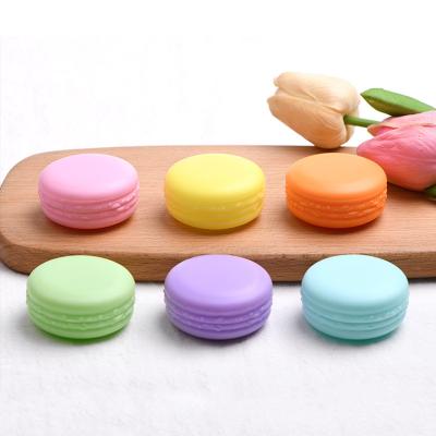 China Personal Care 10g Colored Plastic PP Cream Jar 10g Cookie Shape Body Eye Cream Jars Wholesale for sale