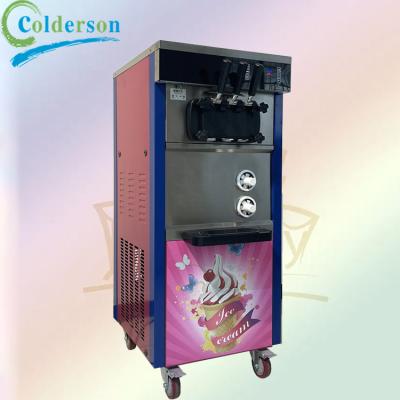 China CDS-AM33S Single-temperature Compressor Soft Ice Cream Machine Double Plates Electric Baker Cone Making Machine For Sale for sale