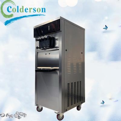 China Single-Temperature Upright Soft Serve Liquid Nitrogen Soft Ice Cream Roll Vending Machine Hard Ice Cream Machine Maker for sale