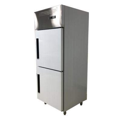 China Upright Single-temperature Stainless Steel Kitchen Refrigerator Single-temperature Frozen /bottom Freezer for sale