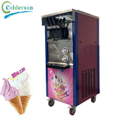 China Single Temperature Ice Cream Machine Soft Serve Ice Cream Maker Commercial Stainless Steel Ice Cream Maker Soft Ice Cream Making Machine for sale