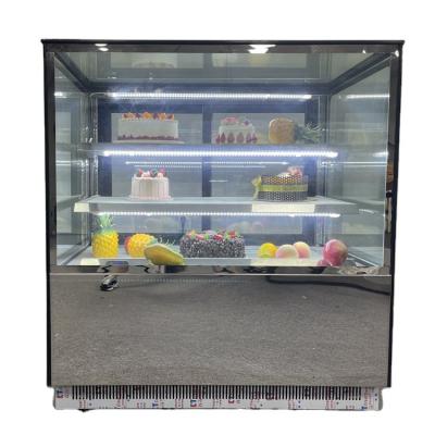 China New Design Single-temperature Cake Showcase Glass Door Refrigerator Floor-to-Ceiling Refrigerated Cabinet for sale