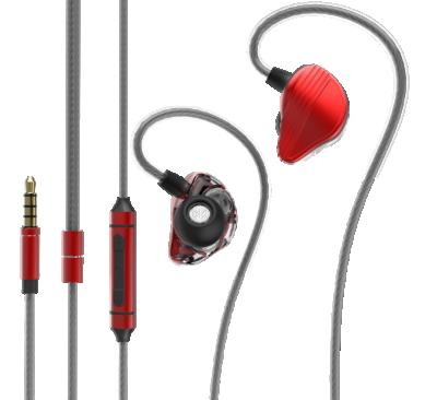 China Active Noise Canceling Earphone Wired Gaming Ear Phone Sports Headset Running Stereo Sound Built-in MIC for Mobile Phone & PC & Tabletop Computer for sale