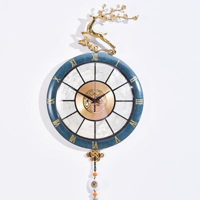 China New Antique Style Chinese Style Mute Home Furnishing Decoration Clocks for sale