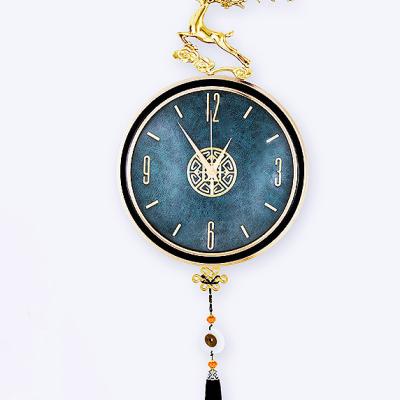 China New Antique Style Chinese Style Mute Home Furnishing Decoration Clocks for sale