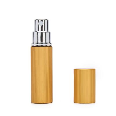 China Personal Care 5ml Travel Perfume Bottle Perfume Aluminum Empty Glass Bottle for sale