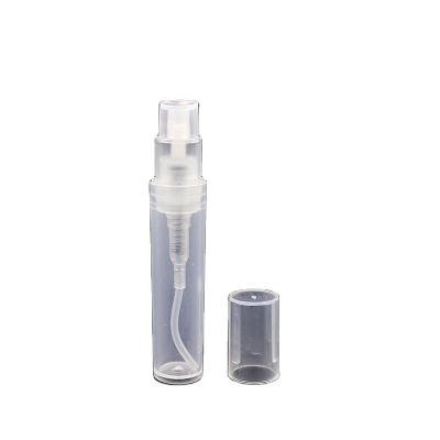 China Promotion 2ml 3ml 5ml Clear Plastic Test Tube Vial Spray Bottle for sale