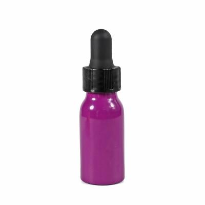 China Portable Personal Care 20ml Jelly Color Aluminum Essential Oil Bottles With Dropper for sale