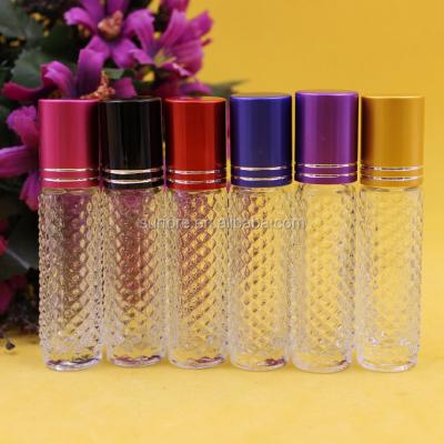 China New Style 7ml Personal Care Small Pineapple Shape Bottle Glass Perfume Roll On Bottle for sale