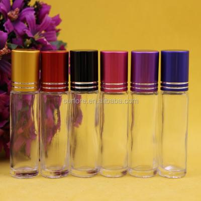 China New Style 10ml Personal Care Small Round Glass Perfume Bottles Roll On Bottles Perfume Bottles for sale