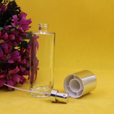 China Personal Care Design 35ml Pure Glass Perfume Bottle Screen Printing Good Service for sale