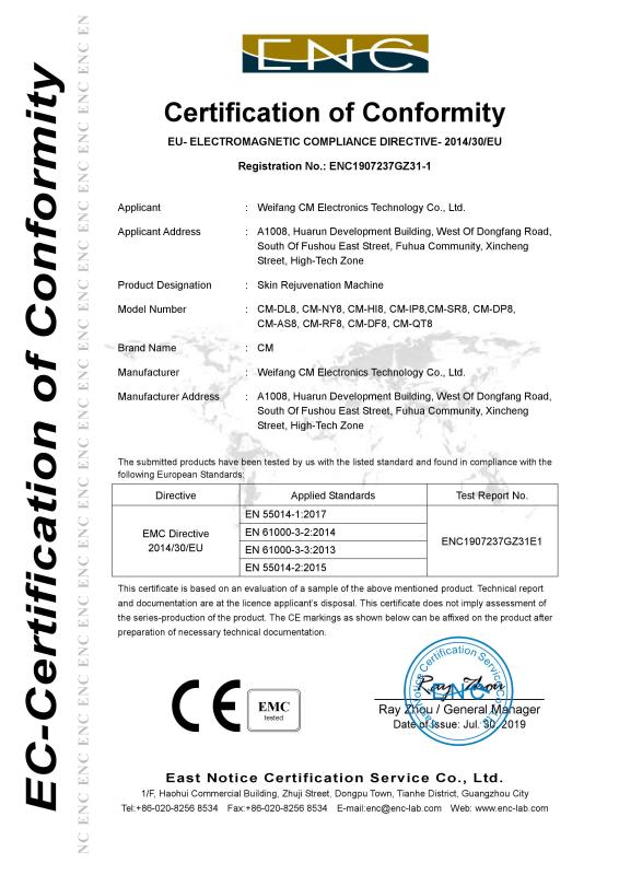 CE - Weifang CM Electronics Technology Co., Ltd.