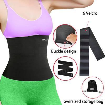 China Double Nude Latex Wrap Belt Stomach Shaper Wholesale Waist Trainer Waist Trainer Belt Black Brown Comfortable Breathable Color Elastic Boody for sale