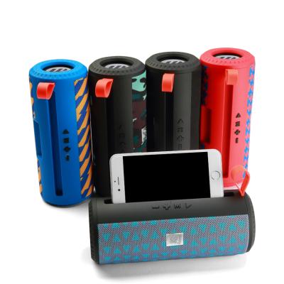 China No Waterproof Cylinder Bluetooth Speaker With Phone Holder for sale