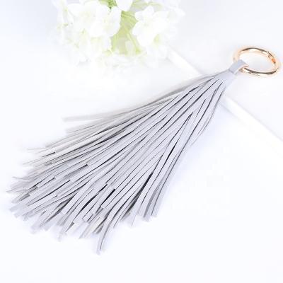 China Girls Customized Key Chain Beautiful Metal Luxury Tassel Keyring Women Promotion Souvenir Gifts For Bag for sale