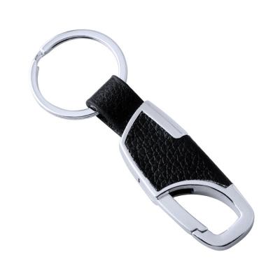 China Wholesale Hot Selling Zinc Metal High Quality Leather Key Chain Accessories Custom Logo for sale