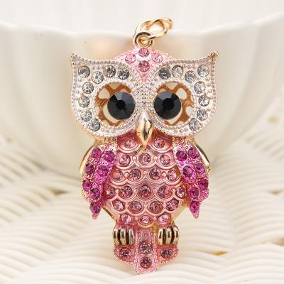 China Wholesale 2022 Cheap Custom Logo Fashion Smart Owl Key Chains For Girls 2022 Holder Key for sale