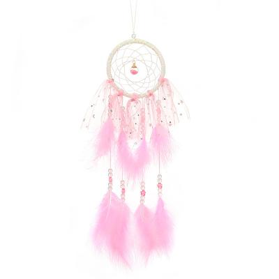 China Dream Catcher New Handmade Woven Moon Dreamcatcher India Fashion Macrame Catcher for sale