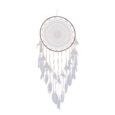 China Boho Europe Dream Catcher Beach Weeding Decoration Cotton Traditional Wind Rings Hanging Dream Catcher for sale