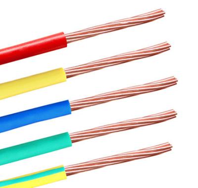 China Single Core PVC Insulated Cable Wire for Building/Construction Rated Voltage 450V/750V for sale