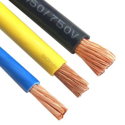 China Single Core Copper PVC Electrical House Wiring Electric Wire Cable 1.5mm 2.5mm 4mm 6mm for sale