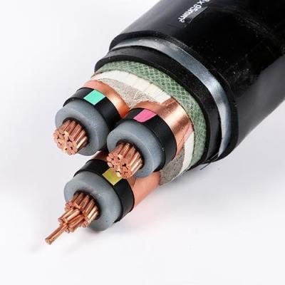 China Black 110kV XLPE High Voltage Underground Cable 50mm For Construction for sale