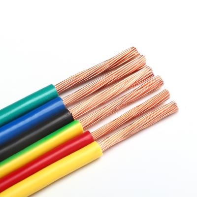 China 6mm AWG 6 Single Core Building PVC Power Cable Copper Insulated Bare Type for sale