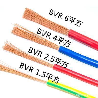 China Bvr 6mm PVC Insulation Cable House Wiring PVC Power Cable Customizable for sale