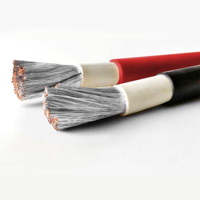 China PV1-F 1x4mm 6mm Solar Cable Low Smoking Zero Halogen Wires for Low Voltage h05vv-f for sale