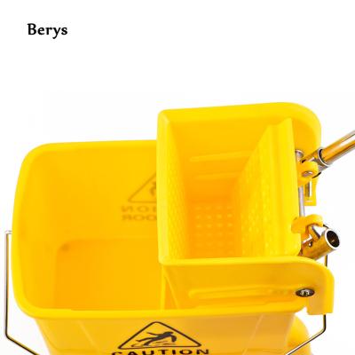 China Wholesale 20L viable mop bucket mop bucket high quality factory viable mop wringer with wringer for sale