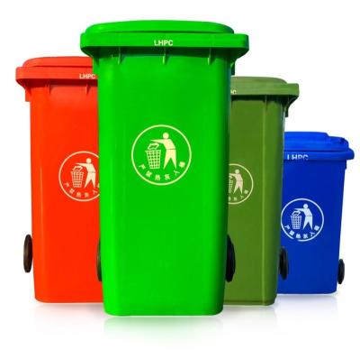 中国 Sustainable Durable Outdoor Wheelie Trash Can 販売のため