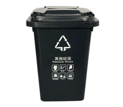 Cina Hot Sale High Quality 50l Heavy Duty Thick Trash Can Outdoor Wheelie Garage Trash Can in vendita