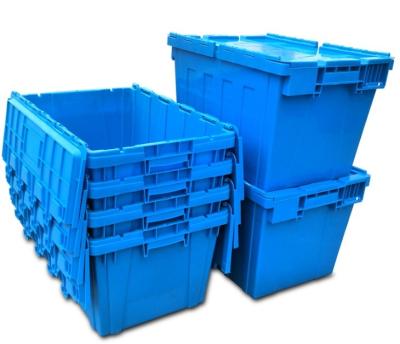 China Stackable and stackable logistics transport packaging plastic box for sale