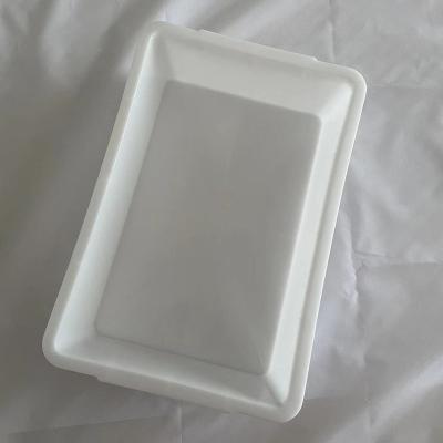 China Sustainable White Plastic Cold Room Food Grade PP Organizer Box For Food Industry for sale