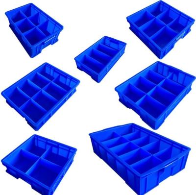 Κίνα Recyclable Warehouse Storage Wall Mounted Plastic Shelf For Spare Parts Heavy Duty Plastic Storage Box With Divider προς πώληση