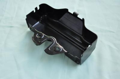 China Mild Steel CNC Sheet Metal Housing Fabrication With Black Zinc Plating for sale