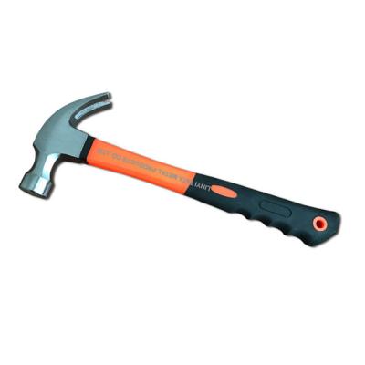 China American type claw hammer with fiberglass handle for sale