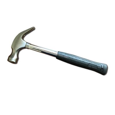 China American type claw hammer with steel tube handle for sale