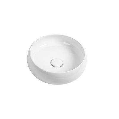 China Modern Top Mount 360 Mm Ceramic Round Table Barber Basins for sale