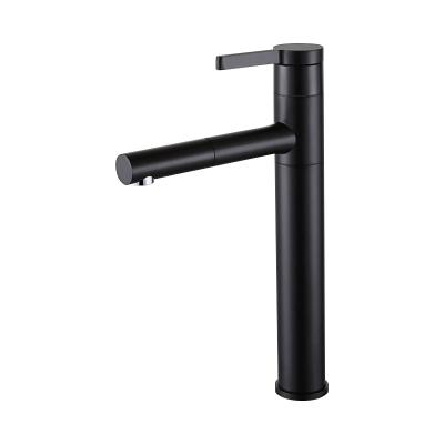 China High Quality Black Sense Faucets Basin Faucet Brass Pull Down Faucets for sale