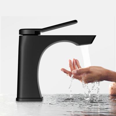 China Brass Moon Faucets Stem Black Lead Free Brass Hot and Cold Low Sense for sale