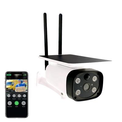 China Waterproof / Weatherproof 2020 IP67 CCTV Security Camera GSM LTE 4G Wireless Solar Battery Powered Wireless Weather Camera With SIM Card Slot for sale